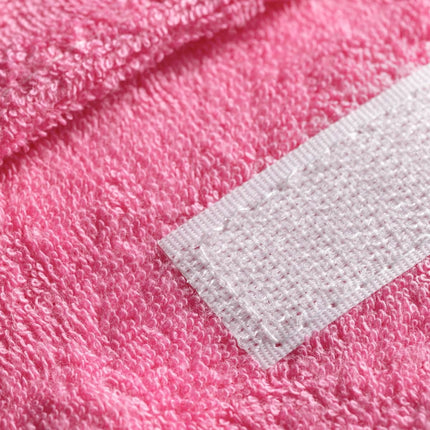 BeautyKit rožinė galvos juosta – drėgmę sugerianti frotinė juosta grožio procedūroms salone