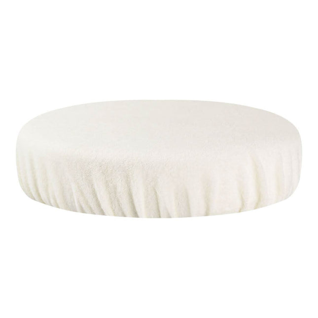 BeautyKit frotinis kėdutės užvalkalas kreminis – elastinga juosta, drėgmę sugeriantis audinys 180g/m², kosmetologinei kėdutei