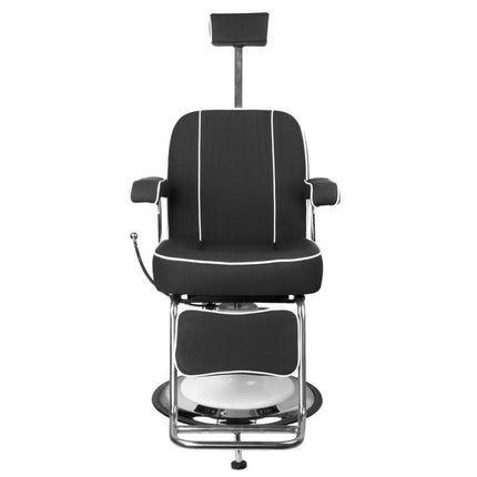 Profesionali hidraulinė barberio kėdė GABBIANO – ergonomiška konstrukcija nugaros apkrovai mažinti