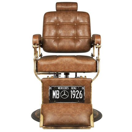 Šviesiai ruda GABBIANO BOSS OLD kėdė – ergonomiški salonų baldai intensyviam darbui
