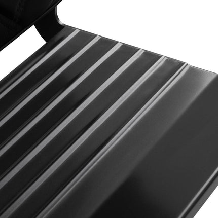 GABBIANO Carlos Black Extra kėdė kirpyklai – juodų odos apmušalų elegancija ir funkcionalumas