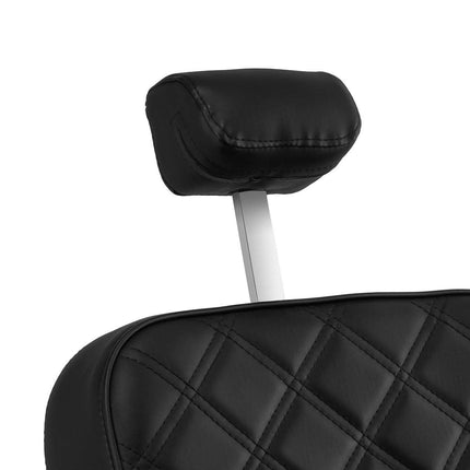 GABBIANO Carlos Black Extra – premium klasės hidraulinė barberio kėdė šiuolaikiniam barber shopui