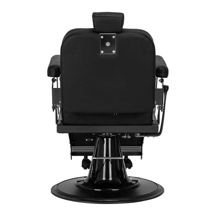Profesionali hidraulinė kirpyklos kėdė GABBIANO Carlos Black Extra ergonomiška sėdima vieta