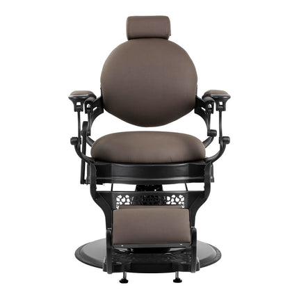 GABBIANO NICCOLO rudos odos barberio kėdė – elegantiškas dizainas moderniai vyrų kirpyklai