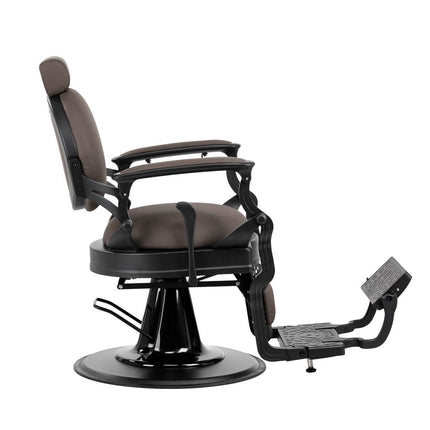 GABBIANO NICCOLO barberio kėdė be sagų – švari minimalistinė linija barber shop interjere