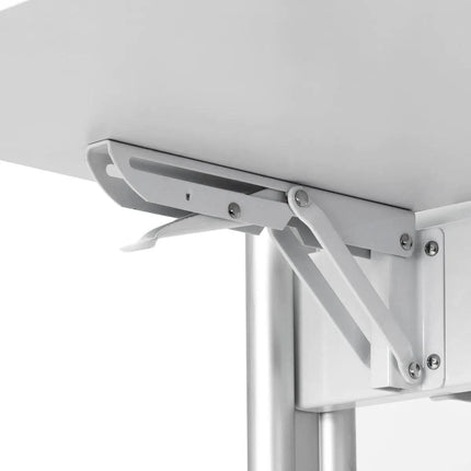 GABBIANO dvipusė konsolė MI-03 – optimalus kirpyklos darbo vietos organizavimas salone