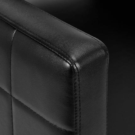 Profesionali kirpyklos kėdė GABBIANO BLACK ANKARA – hidraulinis pakėlimas ir stabilus pagrindas