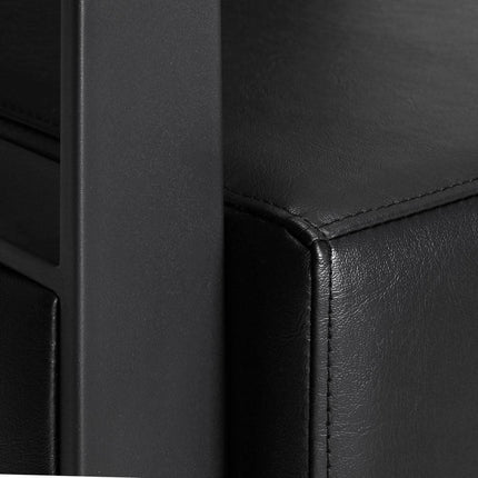 Juoda hidraulinė salonų kėdė GABBIANO MODENA BLACK – ilgalaikis patikimumas