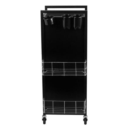 Atsparus vandeniui GABBIANO DELUXE 401 kirpyklos vežimėlis juodos spalvos