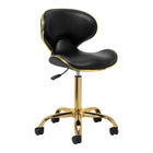 GABBIANO Q-4599G hidraulinė meistro kėdė juoda auksinė grožio kabinetui ergonomiška