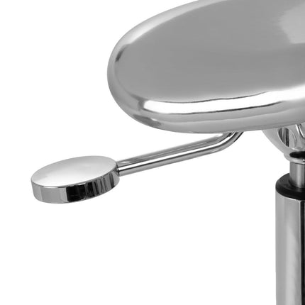 Meistro darbo kėdė GABBIANO sidabrinė — patikimumas ir komfortas visą darbo dieną