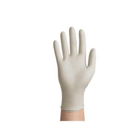ZARYS easyCARE nitrile fleX nitrilinės vienkartinės pirštinės be pudros, baltos, M dydis, 100 vnt. – pirštinė ant rankos