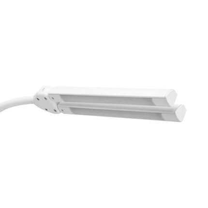 Balta pastatoma kosmetologinė lempa GLOW 6019 su DUAL galva – ryškus ir tolygus šviesos srautas