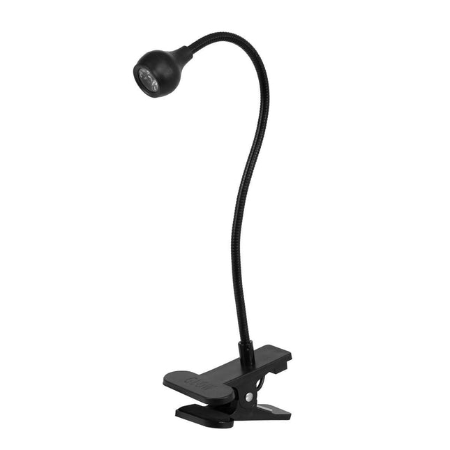 GLOW Snake juoda UV LED manikiūro lempa nagų stilistams – tvirtinama darbo vietos apšvietimo lempa gelio polimerizacijai