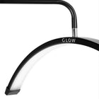 GLOW MX6 procedūrinė lempa blakstienoms juoda – profesionali apšvietimo priemonė blakstienų priauginimui