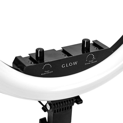 GLOW 45W žiedinis šviestuvas – stabilus stovas ir ryški šviesa salonui