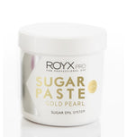 Royx Pro Pasta cukraus Gold Pearl 300g – profesionali cukravimo pasta depiliacijai salonams