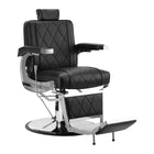 HAIR SYSTEM BM88066 hidraulinė barberio kėdė juoda – reguliuojamo aukščio meistro darbo vieta barberyje