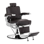 HAIR SYSTEM barberio kėdė BM88066 ruda hidraulinė – profesionali kėdė barberio salonui