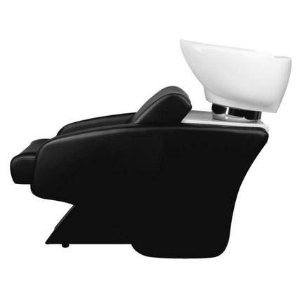 HAIR SYSTEM C38 salonų baldas — ergonomiška plautuvė efektyviam ir higieniniam darbui kirpykloje