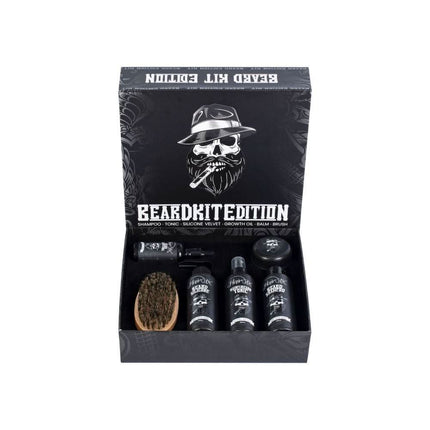 Hairotic Men Beard Kit Edition barzdos priežiūros rinkinys profesionaliam barzdos formavimui ir drėkinimui