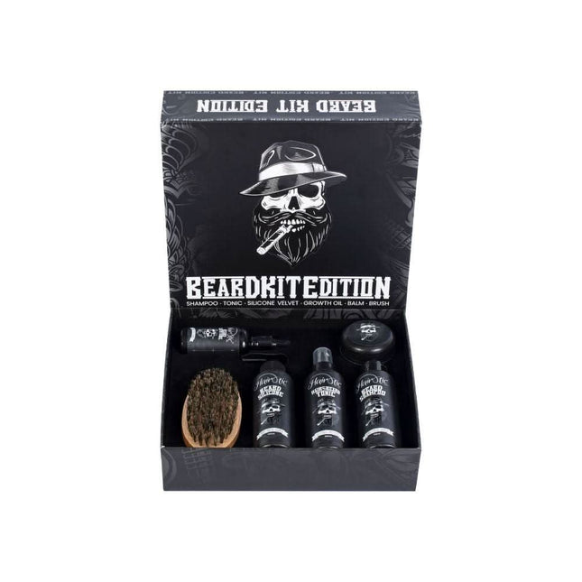 Hairotic Men Beard Kit Edition barzdos priežiūros rinkinys profesionaliam barzdos formavimui ir drėkinimui