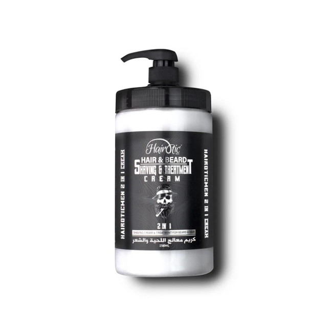 Skutimosi kremas plaukams ir barzdai Hairotic Hair & Beard, 1500 ml