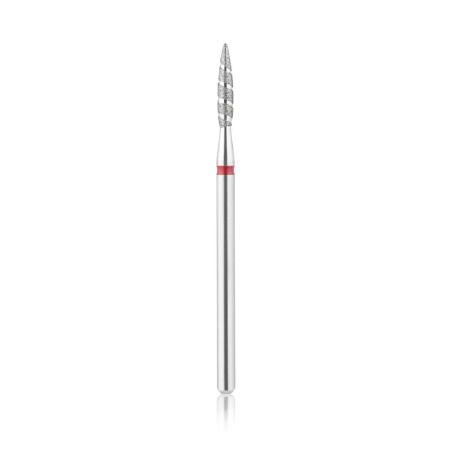 HEAD Deimantinis antgalis Flame Tornado Pointed RED, Ø2.1 - Beauty Kit