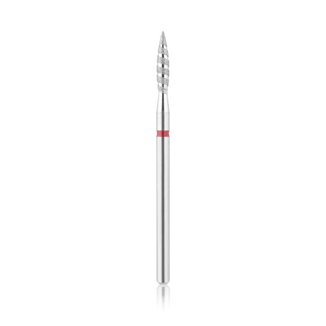 HEAD Deimantinis antgalis Flame Tornado Pointed RED, Ø2.3 - Beauty Kit