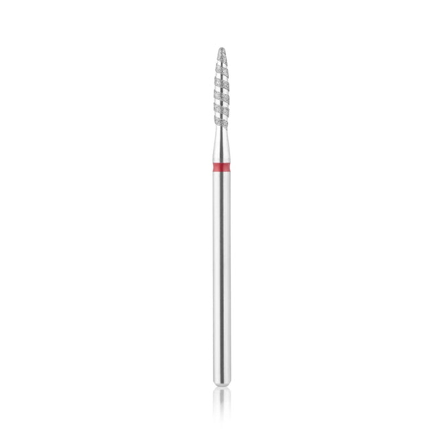 HEAD Deimantinis antgalis Flame Tornado Rounded RED, Ø2.1 - Beauty Kit