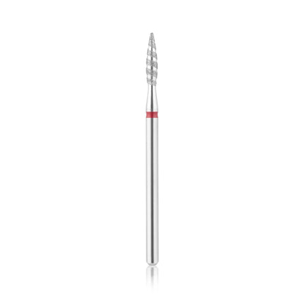 HEAD Deimantinis antgalis Flame Tornado Rounded RED, Ø2.3 - Beauty Kit
