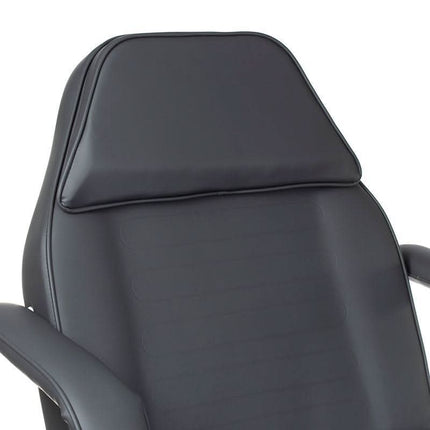 BS BD-8222 profesionalus kosmetologinis gultas kirpyklai ir SPA – ergonomiška pilka apmušalų medžiaga