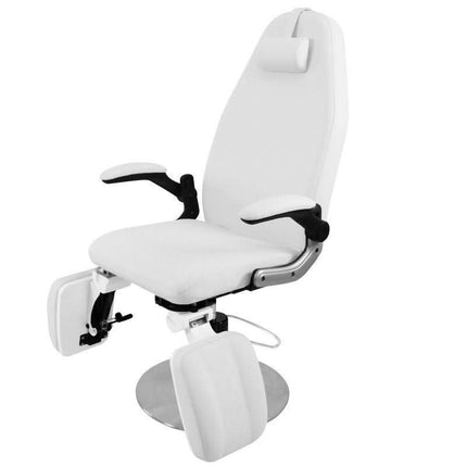 AZZURRO 713A pedikiūro kėdė su hidrauliniu pakėlimu 56–70 cm – patogi klientui sėsti ir keltis