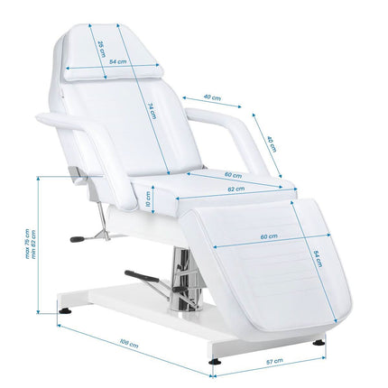 Kosmetologinis hidraulinis gultas Sillon – atitinka profesionalaus salono higienos standartus