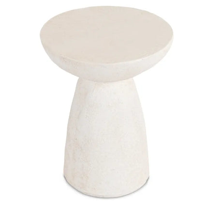 Modernus staliukas NELL 41  cm, spalva kreminė / smėlinė