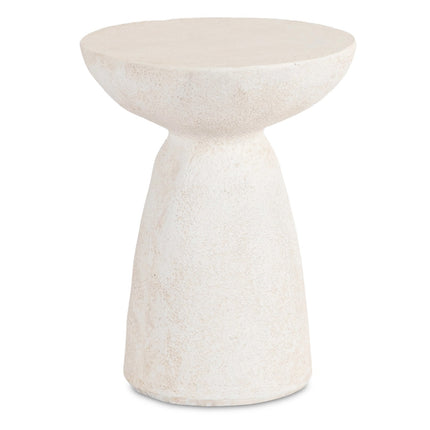 Modernus staliukas HENRICO 40 cm, spalva kreminė / smėlinė