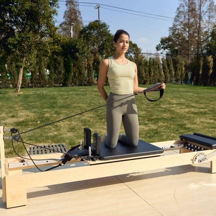 Sulankstomas Pilates reformeris 60R, kaučiukmedžio masyvas