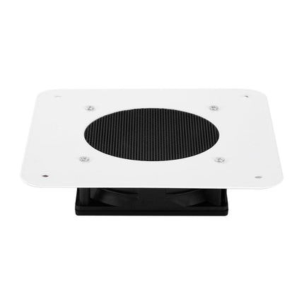 MOMO X1W įmontuojamas dulkių surinkėjas 100W baltos spalvos manikiūro stalui