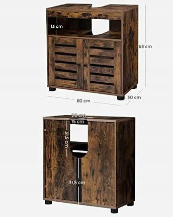 Hurtmeblowy BBK04BXV1 metalinė kriauklės spintelė grožio salonui – elegantiškas industrinis stilius