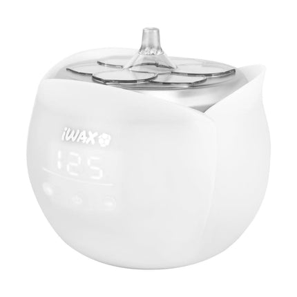 IWAX FLOWER vaško šildytuvas 40W 450ml baltas depiliacijai – profesionalus įrankis salonams