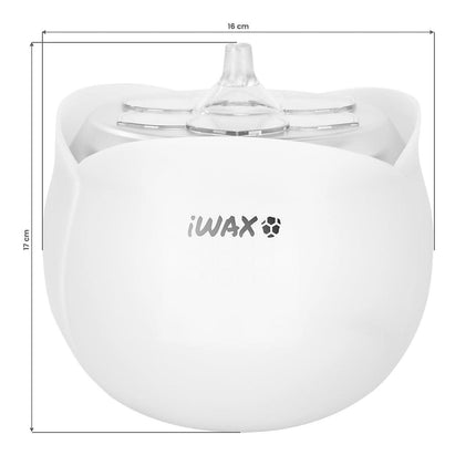 Profesionalus IWAX Flower šildytuvas vašku – 40W galia ir 450ml talpa depiliacijai