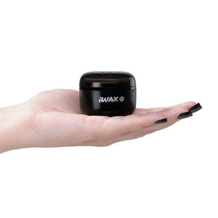 IWAX Mini juodas vaško šildytuvas veido depiliacijai – USB-C jungtis, greitas įkaitimas
