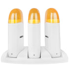 IWAX TRIO kasetinis vaško šildytuvas 120 W – depiliacijai skirtas įrenginys su 3 atskirai kaitinamomis vaško kasetėmis