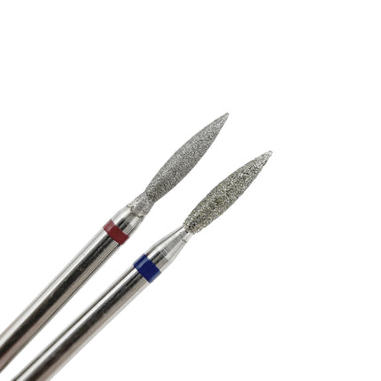TOUCH mėlynas 2.3MM deimantinis freza antgalis salonams – subtilus negyvo odos audinio valymas aparatiniam pedikiūrui