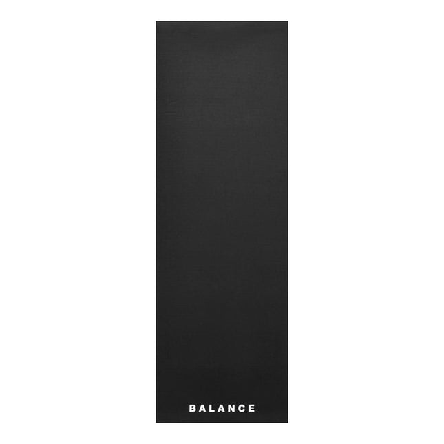 BALANCE MAT BLACK jogos kilimėlis 61 cm pločio, juodas PVC masažo ir judesio praktikos kilimėlis salonams