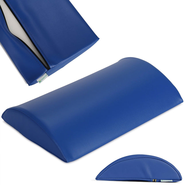 Habys K012 juosmeninės dalies kieta atrama 40x25x7 cm tamsiai mėlyna – ergonomiška masažo priemonė
