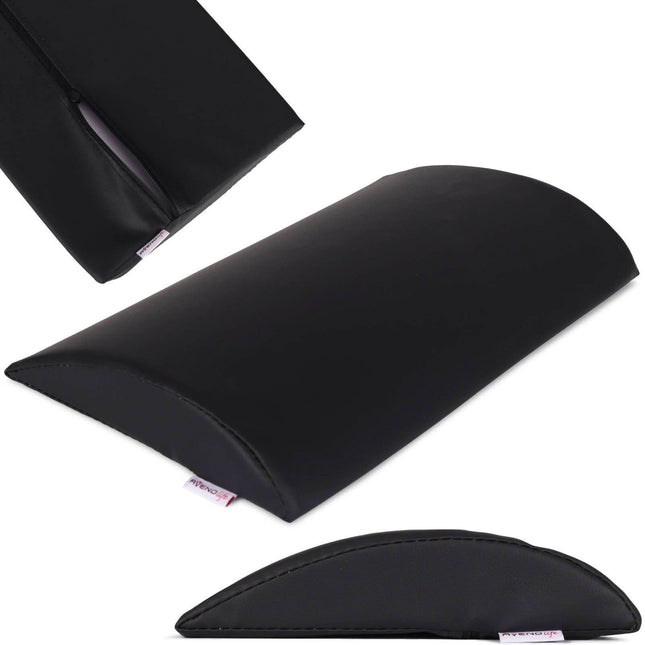 Habys COMFY BASE K515 juosmeninės dalies minkšta atrama 40x25x5 cm juoda – ergonomiška pagalvėlė masažo procedūroms