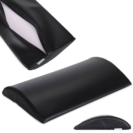 Habys VINYL FLEX K015 juosmeninės dalies minkšta atrama 40x25x5 cm juoda – ergonomiška paciento parama masažo procedūroms