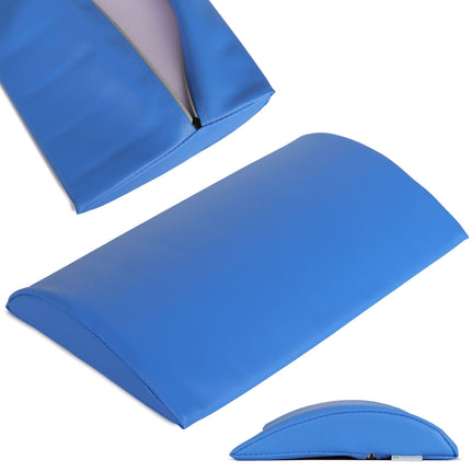 Habys Vinyl Flex K023 mėlyna juosmeninė atrama 40x25x5 cm masažo stalui – minkšta vinilo pagalvėlė