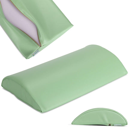 Habys K022 juosmeninės dalies minkšta atrama 40x25x7 cm žalia – ergonomiška pagalvėlė masažo stalui